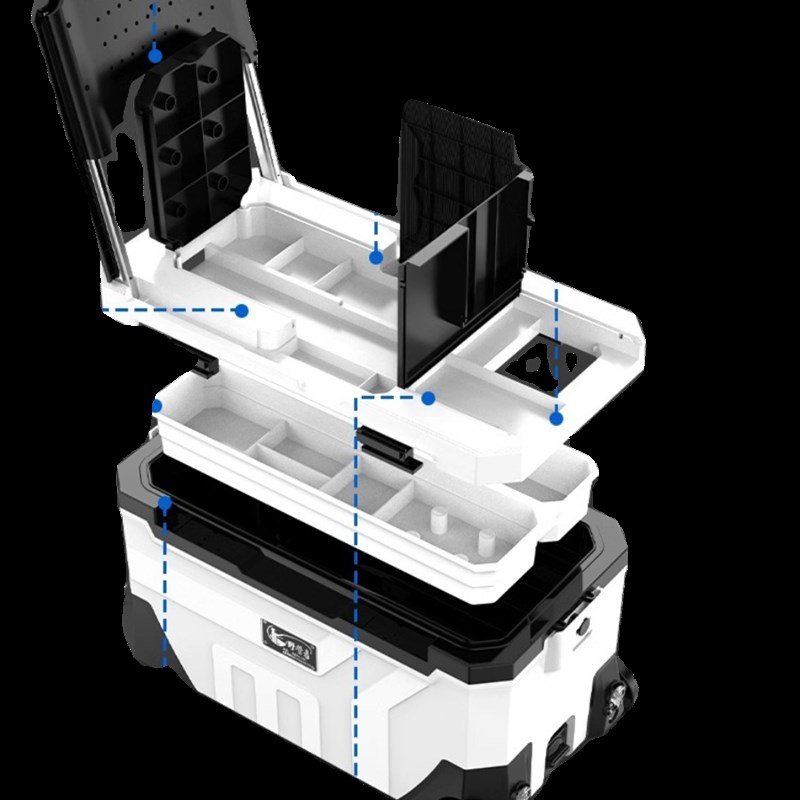 Wallowowowe's fishing box full of 2023 new gearing gears